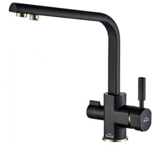 Смеситель для кухни ZORG Steel Hammer SH 909 BLACK BR